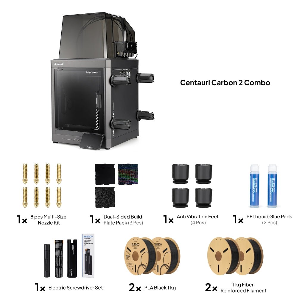 Elegoo Centauri Carbon 2 Combo 3D-Drucker