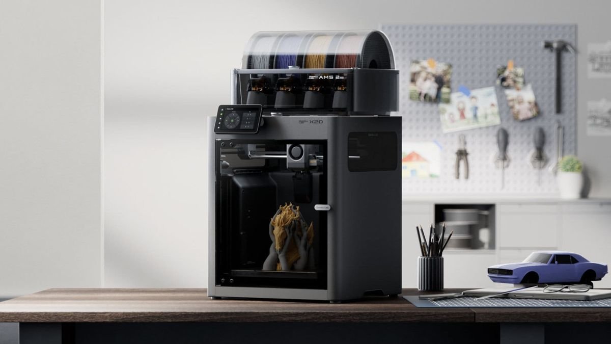 Bambu Lab X2D Combo 3D-Drucker